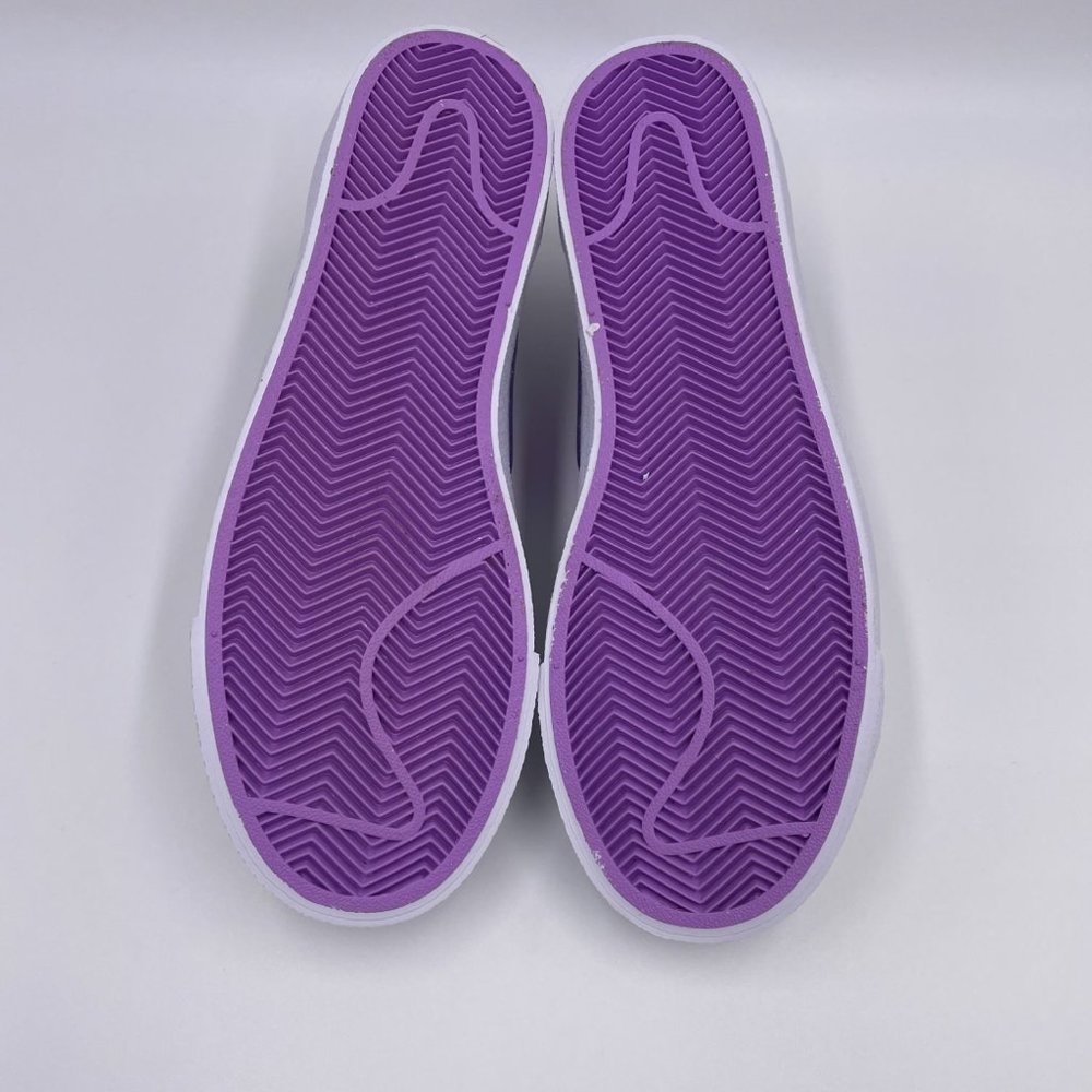 Nike Blazer Low ' 77 White / Purple Womens Shoes - Picture 6 of 8